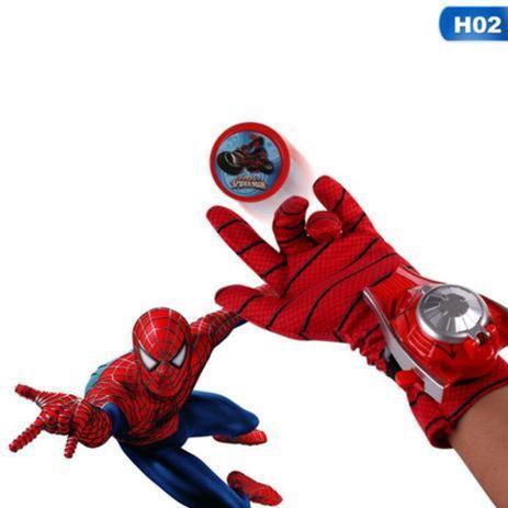 Imagem de Luva infantil Lança Discos Homem Aranha Brinquedo F Marvel Vingadores