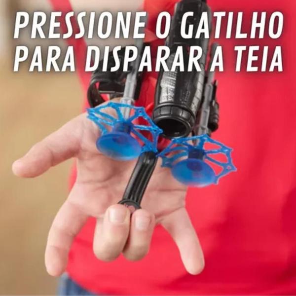 Imagem de Luva Lança Teia Homem Aranha Brinquedo Presente Meninos