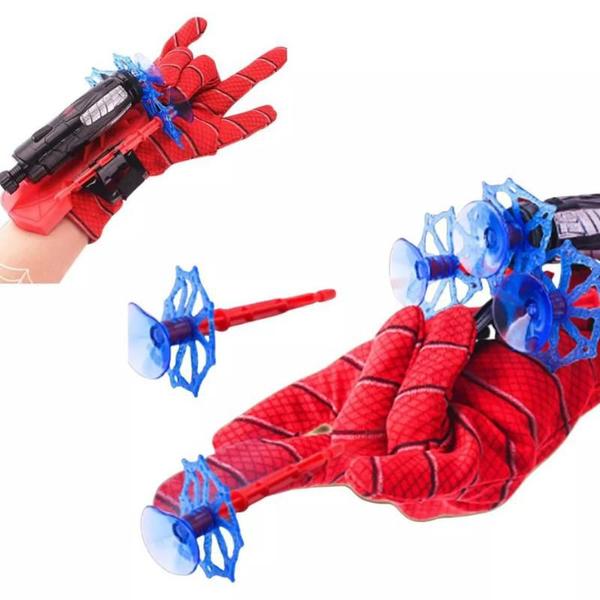 Imagem de Luva Lança Teia Homem Aranha Herói Spider Man Brinquedo Infantil para Meninos