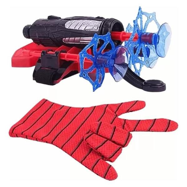 Luva Lança Teia Homem Aranha Infantil Brinquedo Spider Man - Lançador Imagem de Luva Lança Teia Homem Aranha Infantil Brinquedo Spider Man