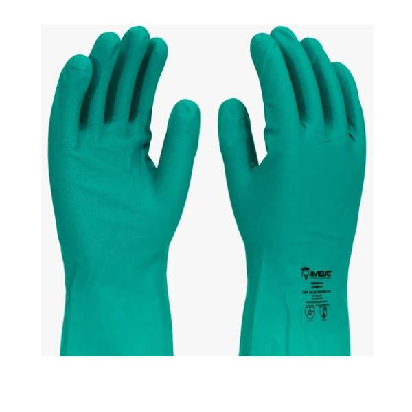 Imagem de Luva latex nitrilico verde 9 (g)