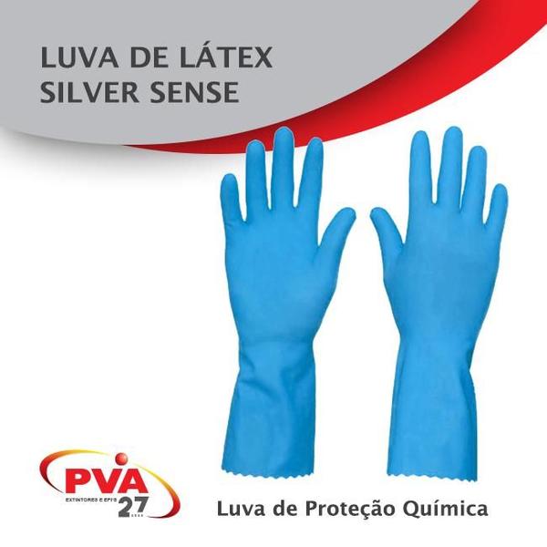 Imagem de Luva Látex Sanro Silver Sense Ca 40134