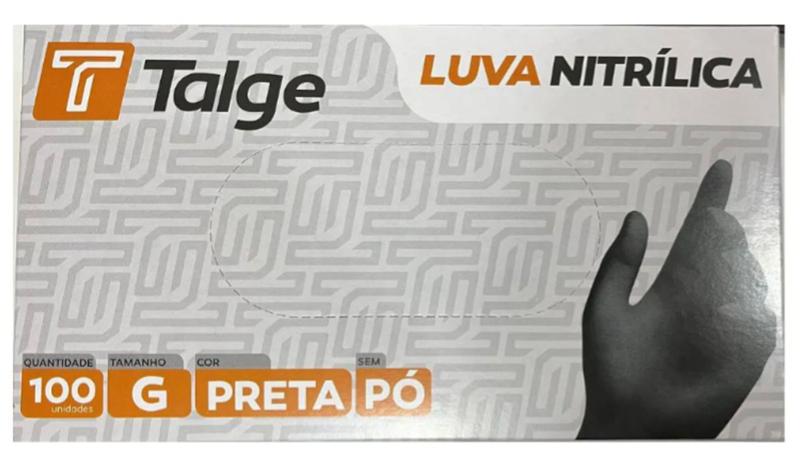 Luva Nitrílica Para Tatuador, Tattoo, Estúdio De Tatuagem e Estética Cor Preta Tam. G Profissional - TALGE Imagem de Luva Nitrílica Para Tatuador, Tattoo, Estúdio De Tatuagem e Estética Cor Preta Tam. G Profissional