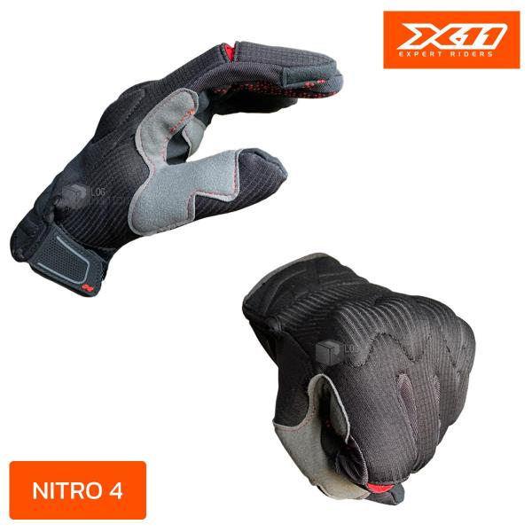 Imagem de Luva nitro 4 x11 moto motociclista moto bike - gg