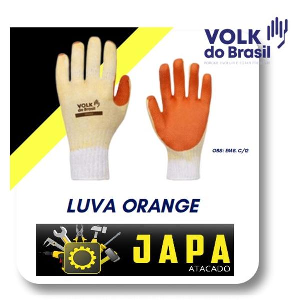 Imagem de Luva orange kit 12  volk do brasil