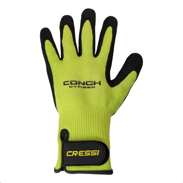 Imagem de Luva Para Mergulho Cressi Conch Dyfiber Amarelo Esportes G