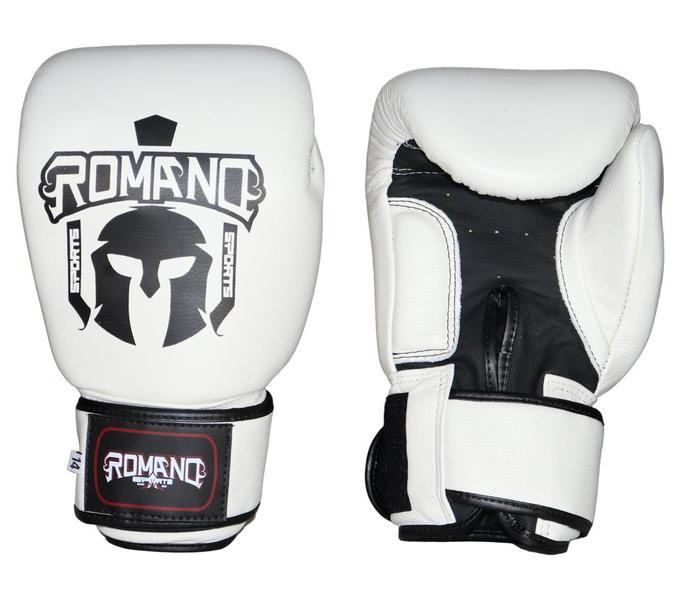 Imagem de Luva Profissional em Couro Muay Thai Boxe Kickboxing Romano Sports