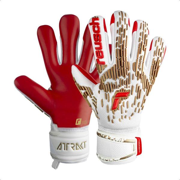 Imagem de Luva Profissional Reusch Attrakt Freegel Silver