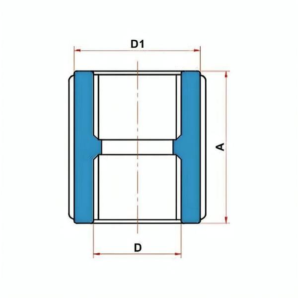 Imagem de Luva Roscável Pvc Cor Preta Medida 3/4 Marca - Tigre