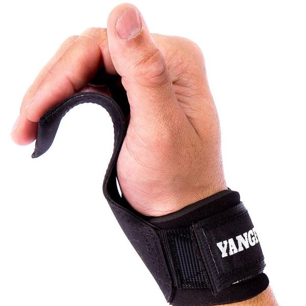 Imagem de Luva Strap Hand Grip para Cross Training e Musculação Par Yangfit