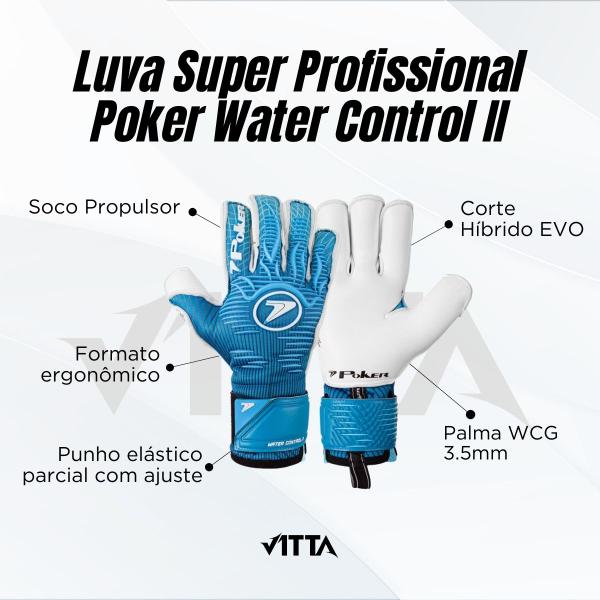 Imagem de Luva Super Profissional Poker Water Control II