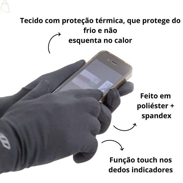 Imagem de Luva Térmica Moto Bike Segunda Pele Com Proteção Uv50+ X11