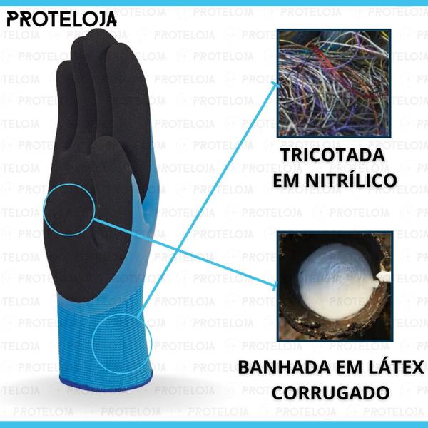 Imagem de Luva Térmica Proteção Baixa Temperatura Câmara Fria Frigorífico Impermeável Até -30 Graus - Delta Plus