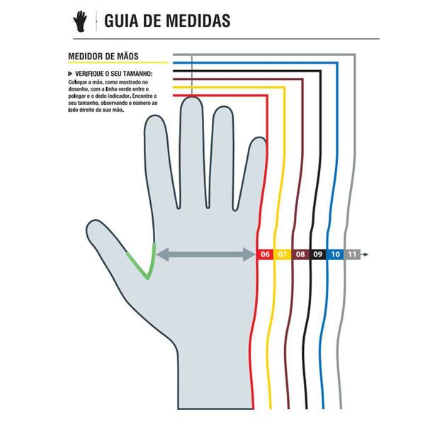 Imagem de Luva Tricotada de Algodão Branca com Pigmento Azul, Tamanho 9 - G Pacote com 12 peças DeltaPlus