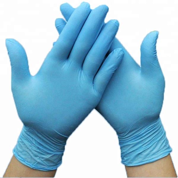 Imagem de Luva Unigloves Nitrílica Azul Blue Sem Pó 5 Caixas Com 500 Und 250 Pares