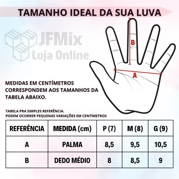 Imagem de Luva vinil descartáveis S/ Pó - P, M e G - C/ 100 unidades