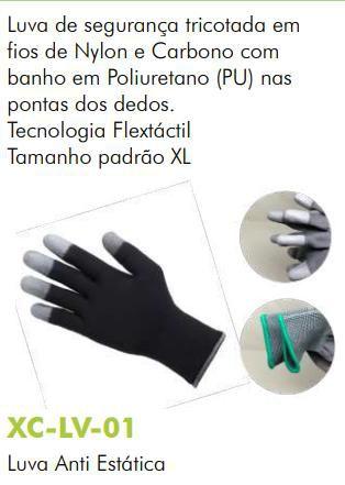 Imagem de Luvas Antiestática para Manutenção de Celular, PC, Eletrônicos (Par) XC-LV-01