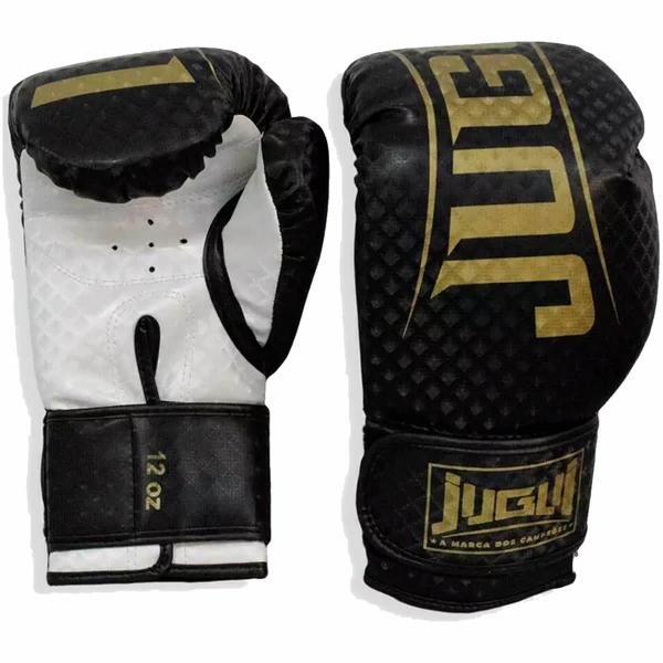 Imagem de Luvas Boxe Muay Thai Kickboxing Serie Gold and Black- Jugui