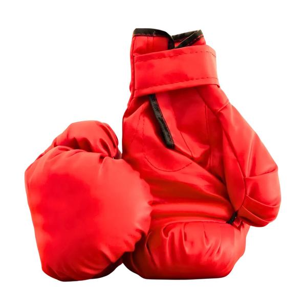 Imagem de Luvas Boxe Vermelha Material Resistente Respiráveis Duráveis