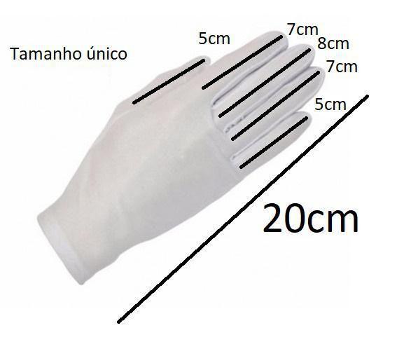 Luvas Brancas De Papai Noel Curta 20Cm - Lynx Produções Imagem de Luvas Brancas De Papai Noel Curta 20Cm