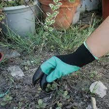 Imagem de Luvas De Jardim Com Garras Jardinagem Cavar Terra Escavação