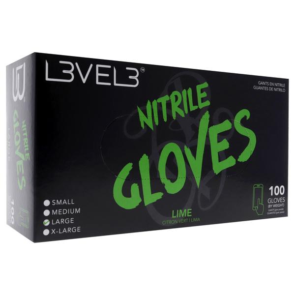 Luvas de nitrilo de limão 100 unidades - L3VEL3 Imagem de Luvas de nitrilo de limão 100 unidades