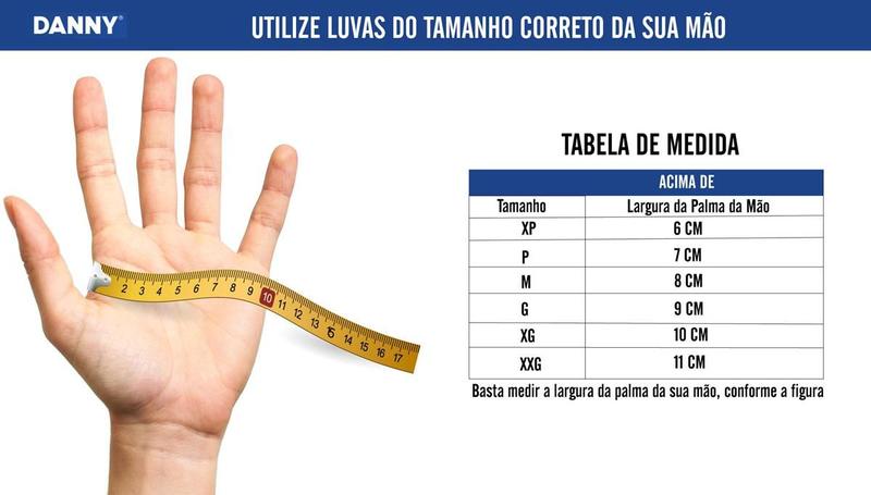 Imagem de Luvas de proteção Nitriflex com Forro DA 36101 Danny