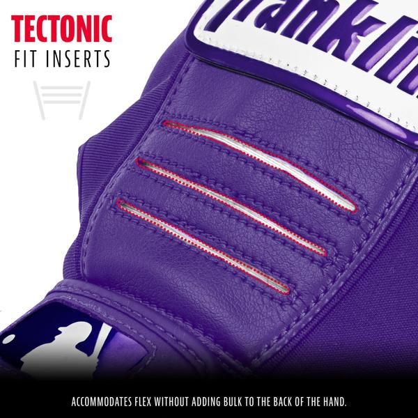 Imagem de Luvas de rebatidas Franklin Sports CFX Pro Purple Adult M