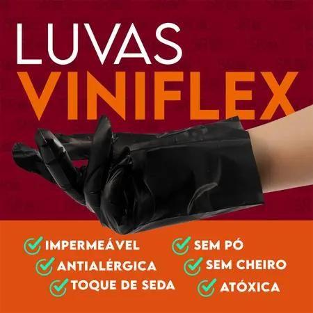 Luvas Descartáveis Vabene Viniflex para bares e restaurantes - Preto -100 unid Imagem de Luvas Descartáveis Vabene Viniflex para bares e restaurantes - Preto -100 unid