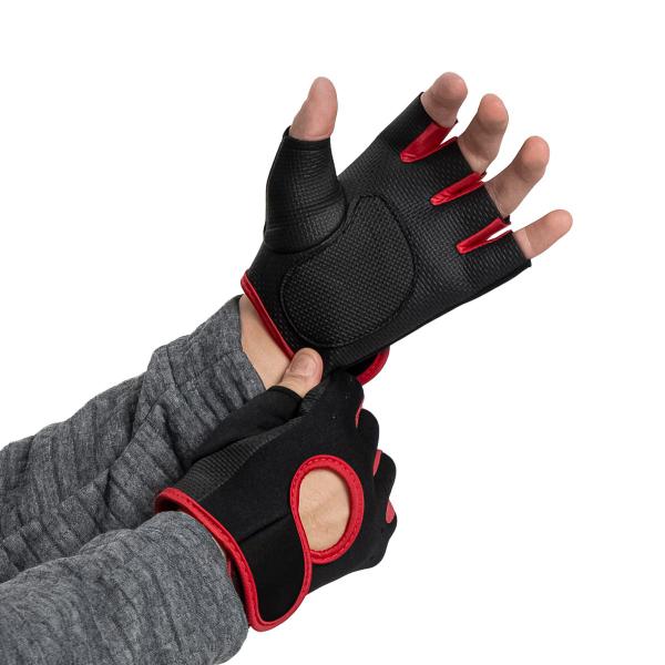 Luvas Para Treino Musculação Grip Fitness Exercício Funcional Ajustavel - Hxt Imagem de Luvas Para Treino Musculação Grip Fitness Exercício Funcional Ajustavel