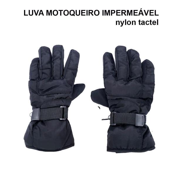 Imagem de Luvas Térmico Inverno Motoqueiro À Prova De Vento Forro