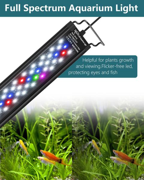 Imagem de Luz de aquário SEAOURA Led para plantas Full Spectrum 30-36 polegadas