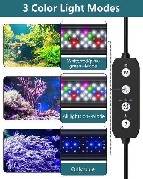 Imagem de Luz de aquário SEAOURA Led para plantas Full Spectrum Fish Tan