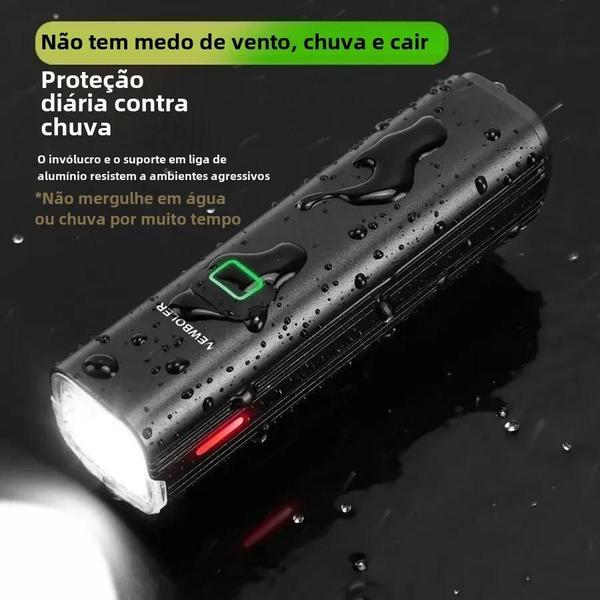 Imagem de Luz de Bicicleta Newboler 1000 Lumens - À Prova D'Água - Conjunto Dianteiro e Traseiro