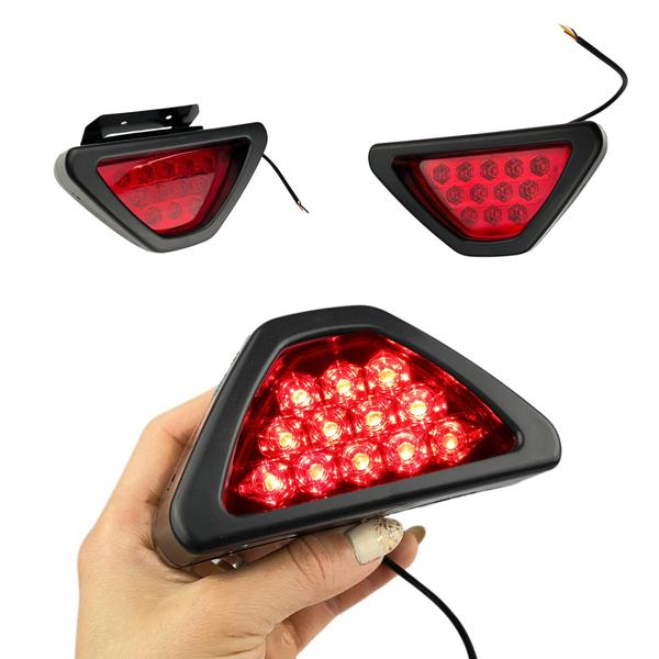 Imagem de Luz De Freio Brake Light Triangular F1 Universal Moto Strobo