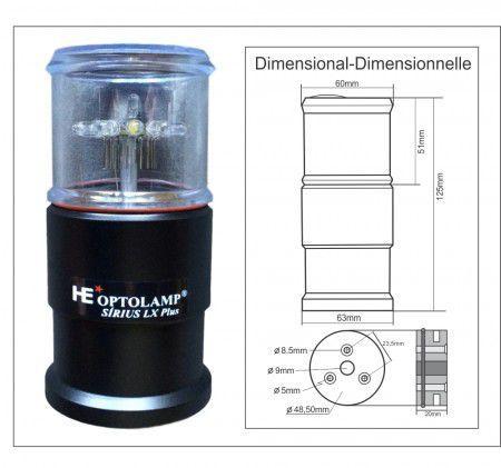 Imagem de Luz de Fundeio com Estrobo Led 12v com Fotocélula SÍRIUS LX Plus