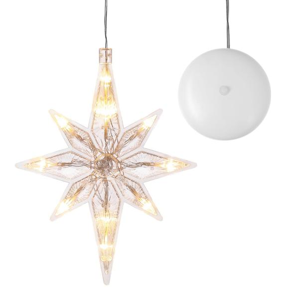 Imagem de Luz de janela Christmas Star Uonlytech Bethlehem Star LED