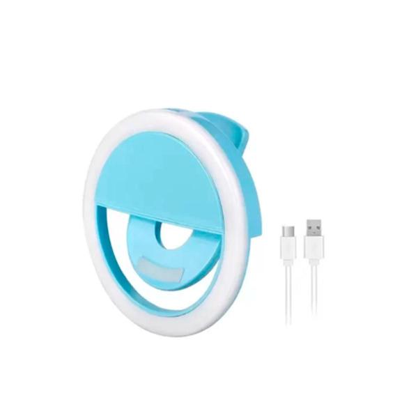 Luz De Led Mini Clip Ring De Selfi Para Celular Vídeos Fotos - Ketchup Imagem de Luz De Led Mini Clip Ring De Selfi Para Celular Vídeos Fotos