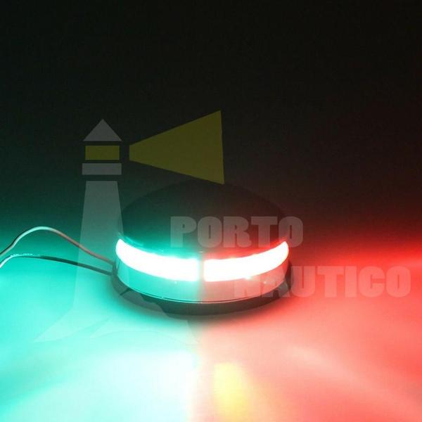 Imagem de Luz De Navegação Bicolor Bombordo Boreste 12V Inox