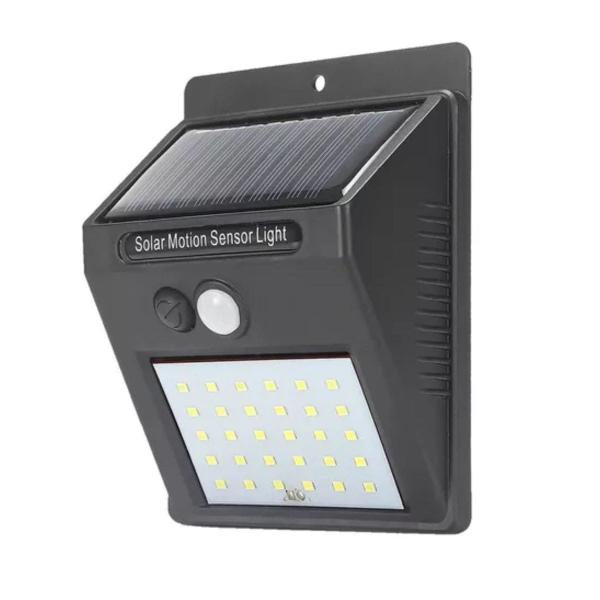 Luz De Parede Led Com Energia Solar Com Sensor - Luz de Led Imagem de Luz De Parede Led Com Energia Solar Com Sensor