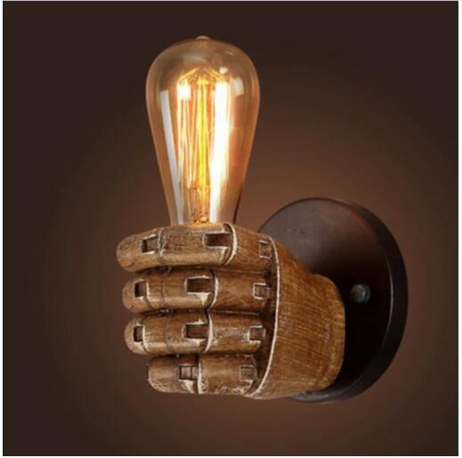 Imagem de Luz de parede Wokex Resin Fist Left Hand Bar Restaurant 16,5 cm