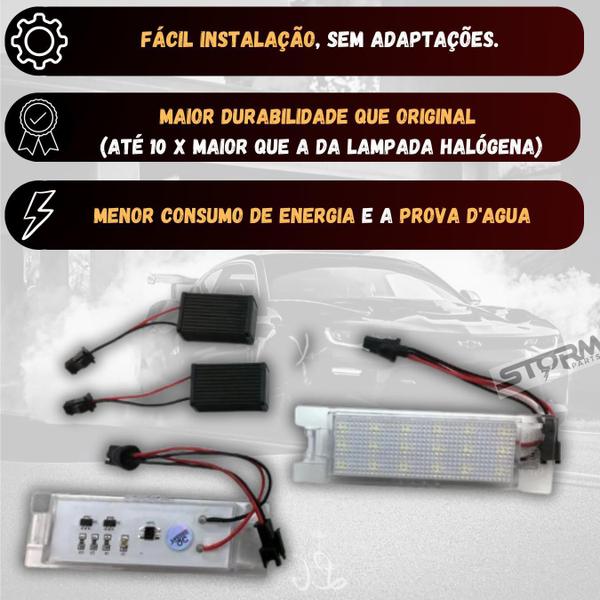 Imagem de Luz De Placa Lâmpada Led Gm Spin Vectra Corsa Montana Cobalt