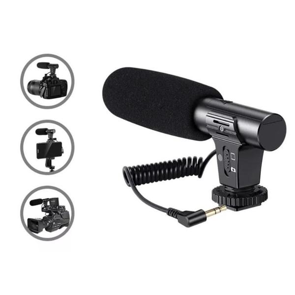 Imagem de Luz De Preenchimento LED Com Microfone Smartphone Live Streaming Vlogging Kit Equipamento De Gravação De Vídeo Tripé