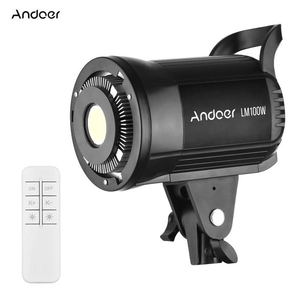 Imagem de Luz de preenchimento LED para fotografia Andoer LM100W 5600K 100W