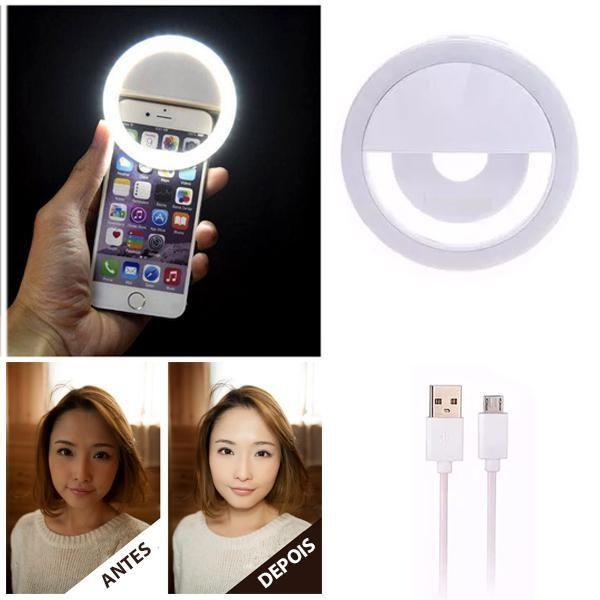 Imagem de Luz De Selfie Ring Light Anel Led Flash Celular Tablet