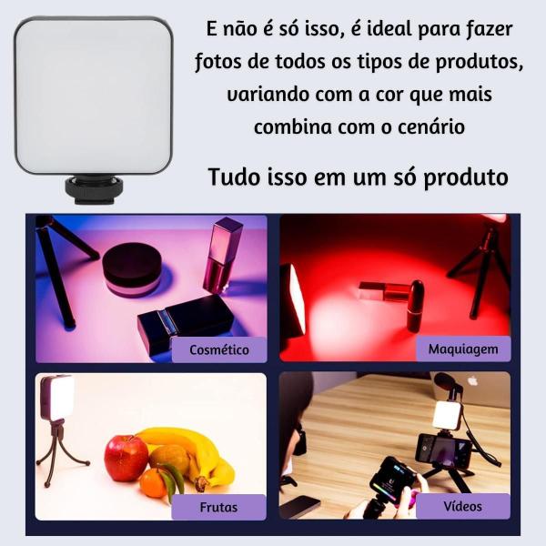 Imagem de Luz De Vídeo Iluminação Fotografia Video Tomate Mgl-105