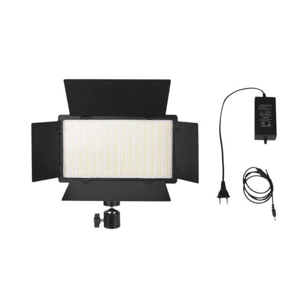 Luz de Vídeo LED Bicolor (2500K-8500K) - Regulável, com Tripé e Controle Remoto Imagem de Luz de Vídeo LED Bicolor (2500K-8500K) - Regulável, com Tripé e Controle Remoto