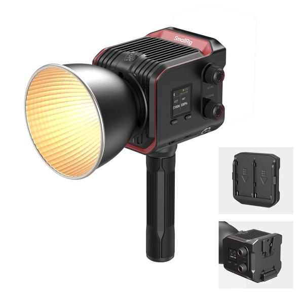 Imagem de Luz de vídeo SMALLRIG RC 100B COB bicolor com alça de 100W