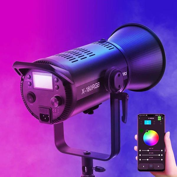Luz de vídeo X-180RGB LED Tolifo para iluminação cinematográfica Imagem de Luz de vídeo X-180RGB LED Tolifo para iluminação cinematográfica