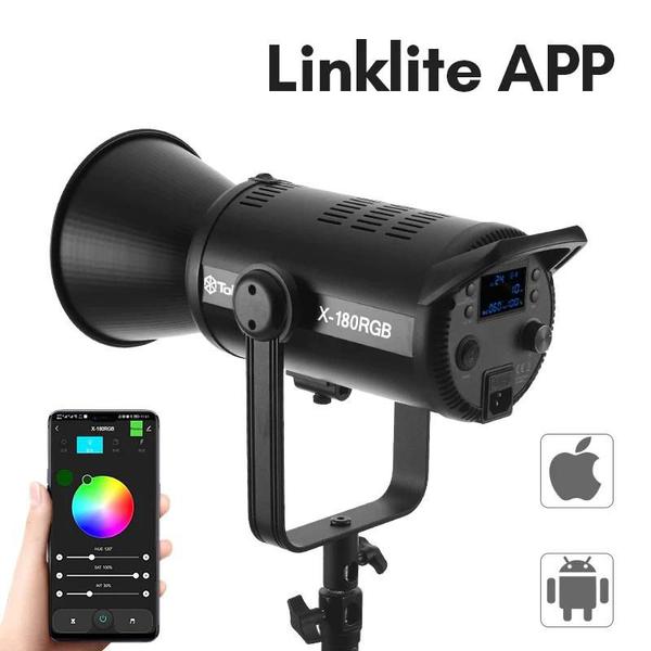 Luz de vídeo X-180RGB LED Tolifo para iluminação cinematográfica Imagem de Luz de vídeo X-180RGB LED Tolifo para iluminação cinematográfica